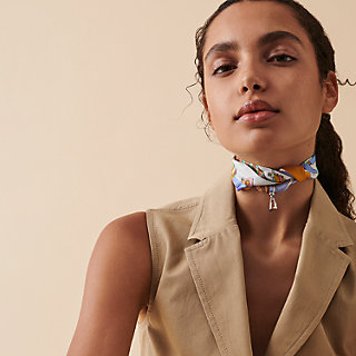 HERMES ツイリーLes Folies Du Ciel Les Folies du Ciel twilly | Hermès Australia